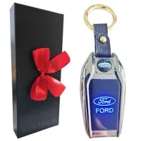 FORD ZAPALNICZKA ŻAROWA ELEGANCKI BRELOK DO KLUCZY LOGO LED ETUI KOKARDKA