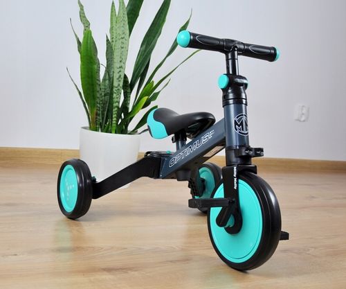 Milly Mally Rowerek 3w1 Optimus miętowy mint na Arena.pl