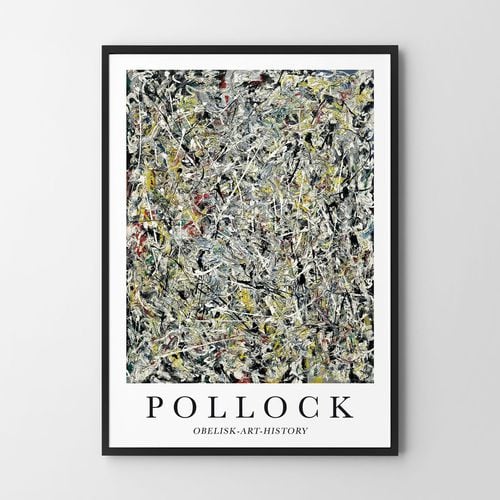 Plakat cyfrowy do wydruku pollock abstrakcja na Arena.pl