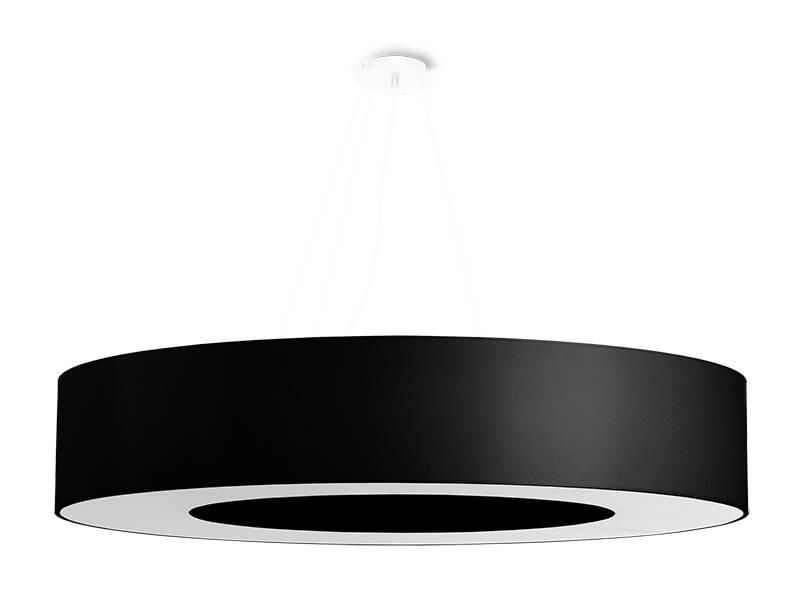 LAMPA wisząca SL.0796 okrągła OPRAWA zwis abażurowy czarny zdjęcie 1