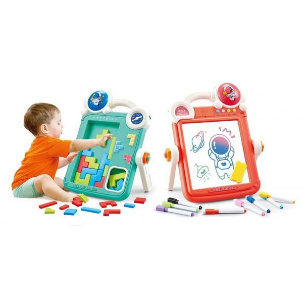 WOOPIE Dwustronna Tablica do Rysowania Gra Tetris 2w1 zdjęcie 10