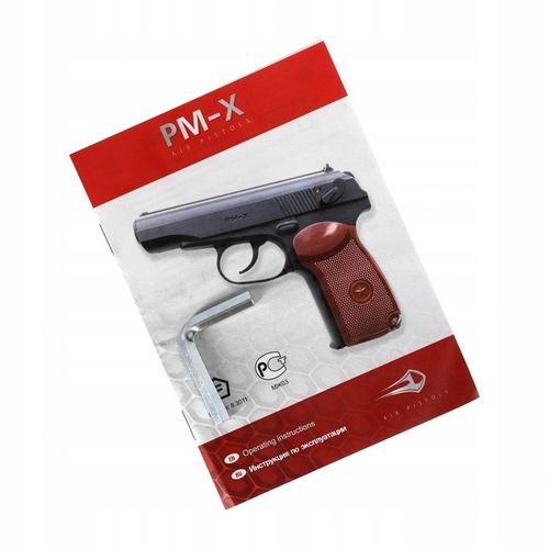 Borner Pistolet Wiatrówka Replika MAKAROV PM-X 4,5 mm 4,5 mm BBs CO2 na Arena.pl