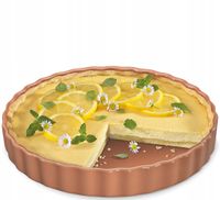 Forma do tarty KUCHENPROFI ceramika 27 cm koralowa