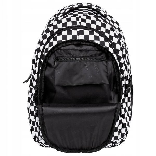 ZESTAW 3 el. Plecak szkolny młodzieżowy BackUP 26 L kratka, SZACHOWNICA zdjęcie 9