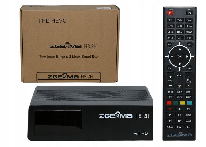 ZGEMMA H8.2H ENIGMA2 Cccam Iptv Oscam SAT + DVB-T2 HEVC zdjęcie 1