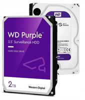 Dysk twardy WD Purple 2TB SATA III 2000Gb do CCTV do rejestratorów