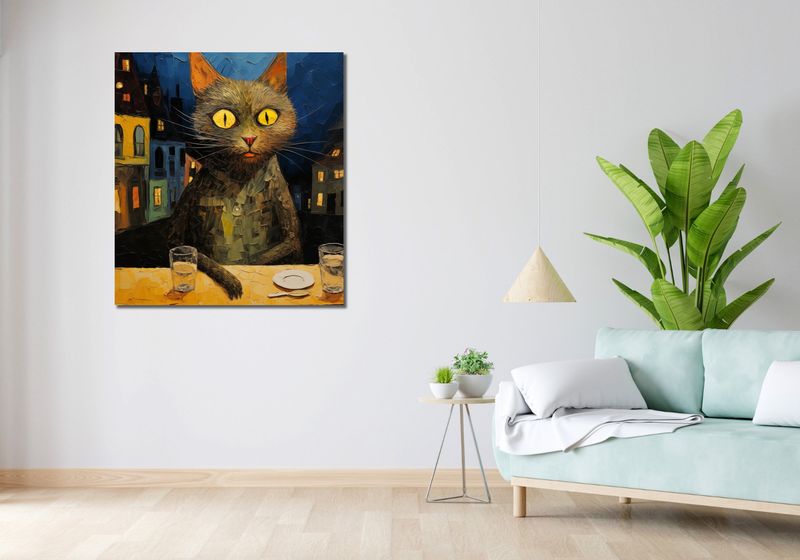 Obraz 90x100cm Nocny Obserwator zdjęcie 2