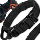 Taktyczna Obroża Psa Mocna Regulowana Kołnierz Uchwyt Pies Policyjny