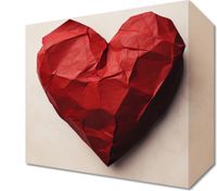 Obraz 20x20cm Kreślone Serce