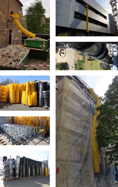 Zsyp do gruzu budowlany HIGHER zsypy 8 metrów zdjęcie 14