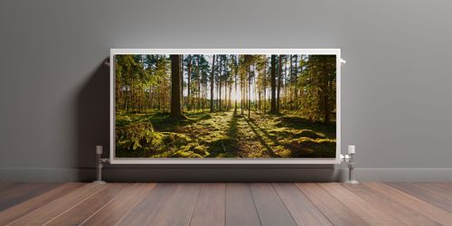 Osłona Magnetyczna Na Kaloryfer Las PEJZAŻ Leśny Natura 80cm x 60cm na Arena.pl