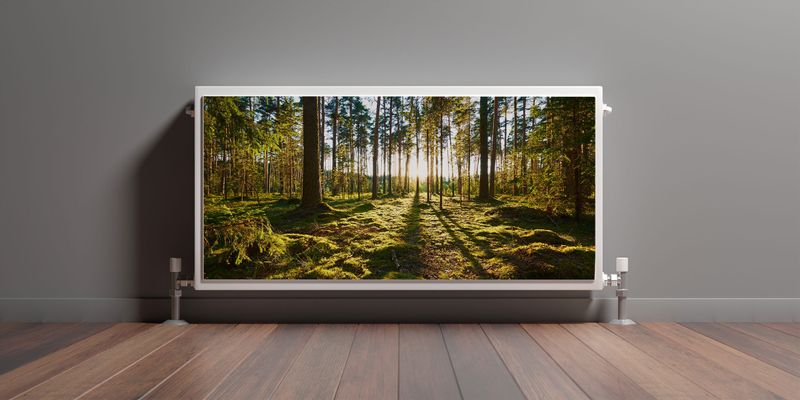 Osłona Magnetyczna Na Kaloryfer Las PEJZAŻ Leśny Natura 80cm x 60cm zdjęcie 3