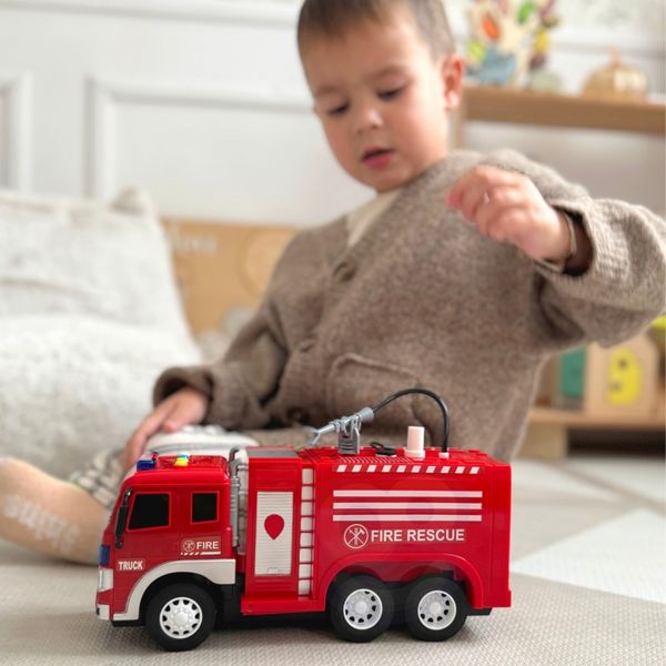 WOOPIE Zdalnie Sterowane Auto Wóz Strażacki RC Funkcja Pryskania Wodą zdjęcie 13