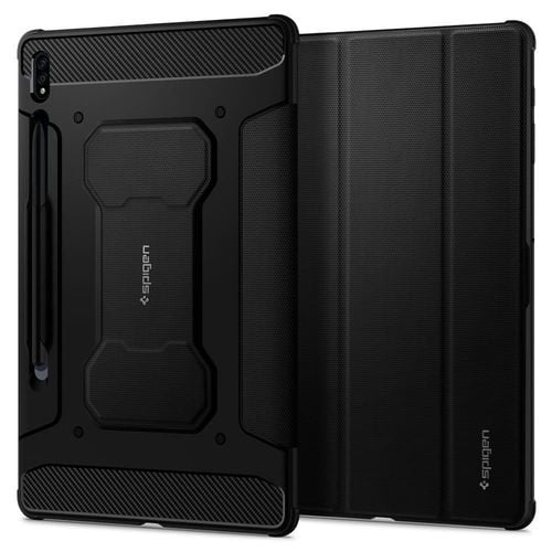 spigen rugged armor pro galaxy tab s7+ / s8+ plus 12.4 black na Arena.pl