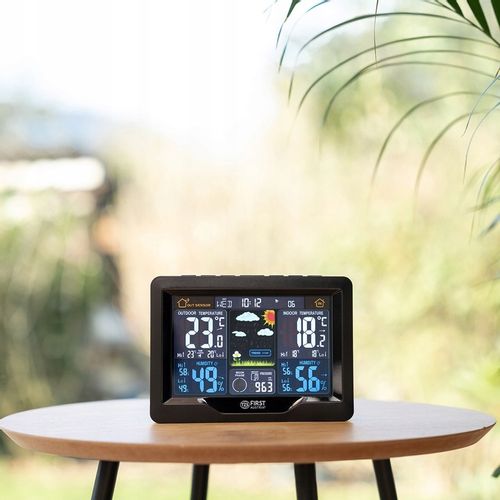 Bezprzewodowa stacja pogody ZEGAR HIGROMETR first austria na Arena.pl