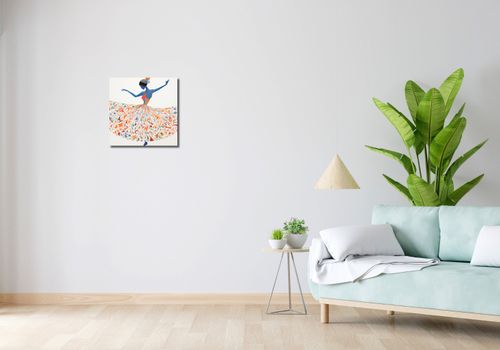 Obraz 40x40cm Wirująca Balerina na Arena.pl