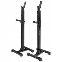 STOJAK POD SZTANGĘ GRYF REGULOWANY Z ASEKURACJĄ DO TRENINGU SIŁOWEGO 2 szt.
