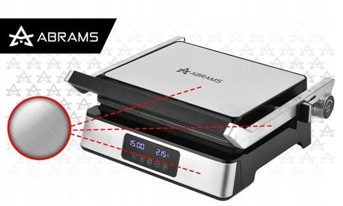 GRILL GOFROWNICA OPIEKACZ ELEKTRYCZNY 2200W REGULACJA CZASU I TEMP na Arena.pl