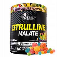CITRULLINE MALATE JABŁCZAN 200g POMPA + SIŁA SMAK KWAŚNE ŻELKI OLIMP - 200g