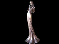 STATUETKA ŚLUBNA PANNA MŁODA Z LILIĄ VERONESE   WU73412A4