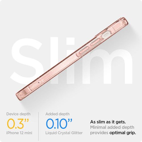 Spigen Liquid Crystal iPhone 12 Mini Glitter Rose na Arena.pl