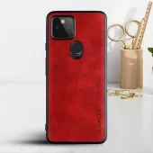 Etui AIORIA Vintage LEATHER do Google Pixel 5 czerwony