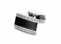 ELEGANCKIE SPINKI + PUDEŁKO Metalowe Spinki do Mankietów Koszuli Męskie c03