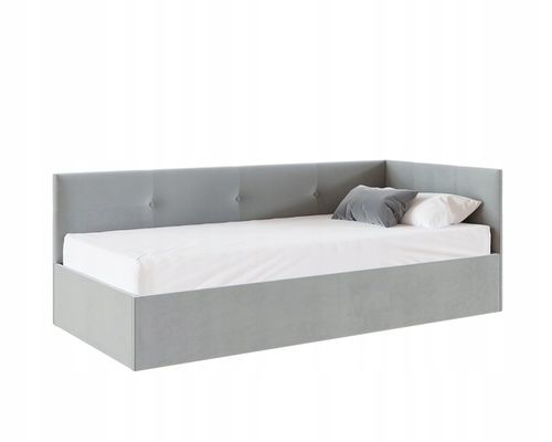 Łóżko młodzieżowe FREDDY z pojemnikiem podnoszonym 90x200 tapicerowane na Arena.pl