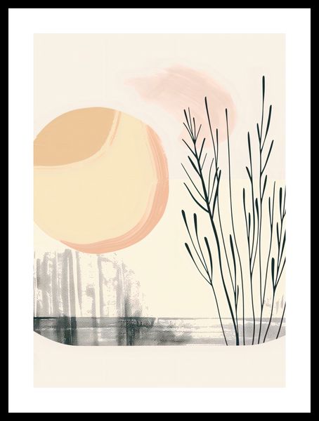 Plakat 64x90cm Pastelowy Wschód zdjęcie 3