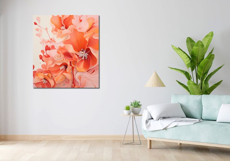 Obraz 90x100cm Płynąca Pasja zdjęcie 2