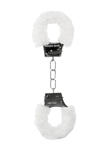 kajdanki metalowe z futerkiem pluszem bdsm bondage na Arena.pl