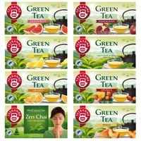 ZESTAW herbata zielona ekspresowa TEEKANNE 8 SMAKÓW 160 torebek