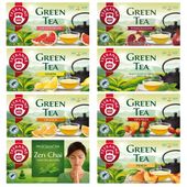 ZESTAW herbata zielona ekspresowa TEEKANNE 8 SMAKÓW 160 torebek