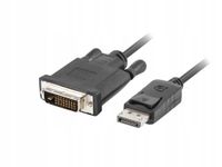 2 x Adapter kabel Lanberg DISPLAYPORT DVI DualLink 1m
