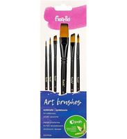 PĘDZLE ARTYSTYCZNE NYLONOWE 6 SZTUK FIORELLO