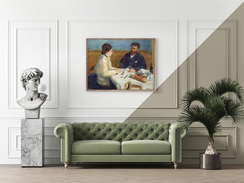 Luncheon , Pierre-Auguste Renoir - plakat 70x50 cm zdjęcie 3