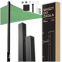 Maszt słup do żagla zacieniacza altana ogrodowa regulowana wysokość 240 cm