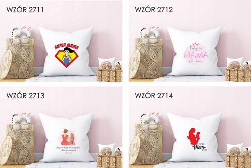 Poduszka z nadrukiem PREZENT MAMO JESTEŚ NAJLEPSZA na Arena.pl
