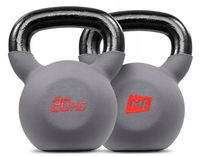 Kettlebell żeliwny 20kg kettle odważnik ciężarek wytrzymały do ćwiczeń