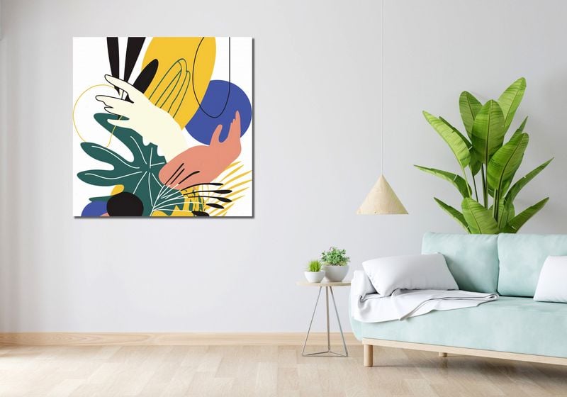 Obraz 100x100cm Dotyk Tropików zdjęcie 2