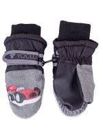 Rękawiczki narciarskie chłopięce jednopalczaste wyścigówka 12 YOCLUB