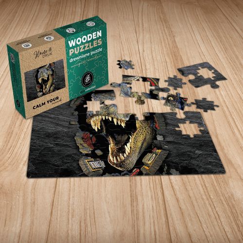 PUZZLE DREWNIANE DOUBLE Z TWOJEGO ZDJĘCIA NA PREZENT 24 el60x40cm na Arena.pl