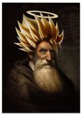 Plakat cyfrowy do wydruku super saiyan