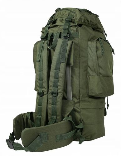 Plecak turystyczny wojskowy taktyczny Mil-Tec Ranger 75 l olive z pokrowcem na Arena.pl