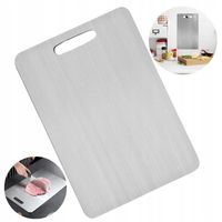 Deska do Krojenia Mięsa Ryb ze Stali Nierdzewnej 33x23 cm Ekologiczna