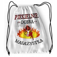 Plecak Dla Masażystki Sportowy Szkolny Worek Torba Z Nadrukiem Ze Zdjęciem