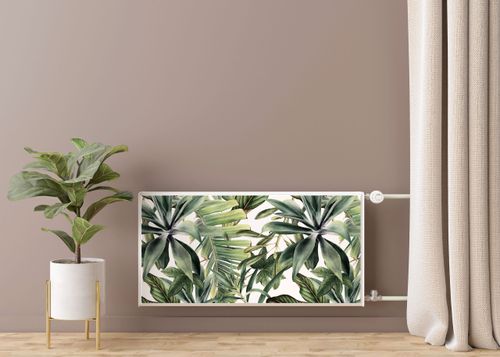 OSŁONA MAGNETYCZNA Grzejnika Tropikalne Liście Natura 100cm x 60cm na Arena.pl