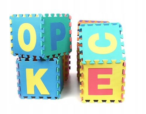 36el. Duże super puzzle piankowe plus torba 2709 na Arena.pl