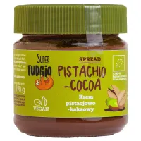 Krem Pistacjowo–kakaowy Bezglutenowy Super Fudgio BIO 190g