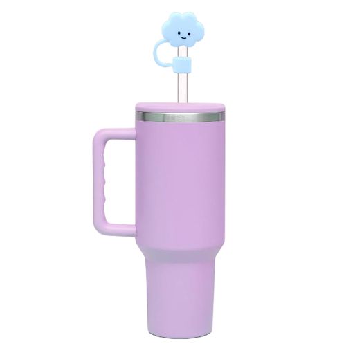 Osłonka na słomkę pyłoszczelna silikonowa Niebieska Chmurka na Arena.pl